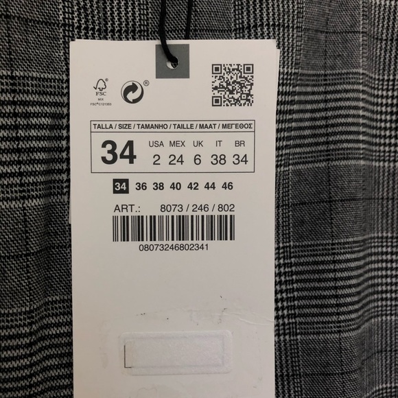 Checkered Zara pants - Picture 6 of 7